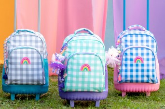ODDBI Happy Check LED Trolley Bag