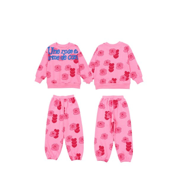 BEBEBEBE 2025 SPRING PRE ORDER Heart rose training SET (PINK)