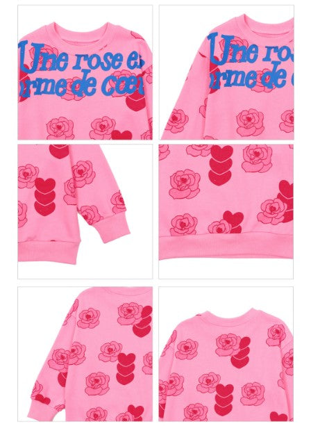 BEBEBEBE 2025 SPRING PRE ORDER Heart rose training SET (PINK)