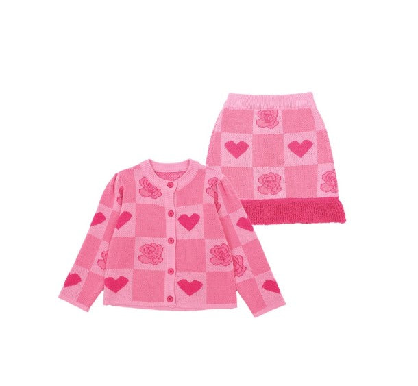 BEBEBEBE 2025 SPRING PRE ORDER Heart rose training SET (PINK)