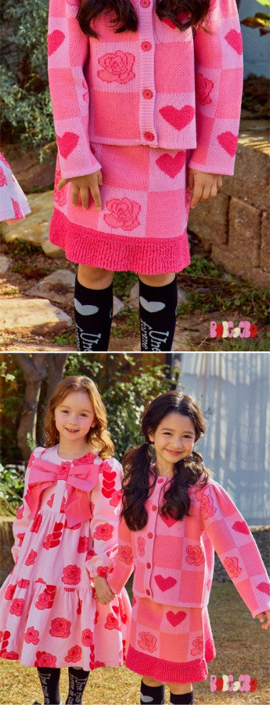 BEBEBEBE 2025 SPRING PRE ORDER Heart rose training SET (PINK)