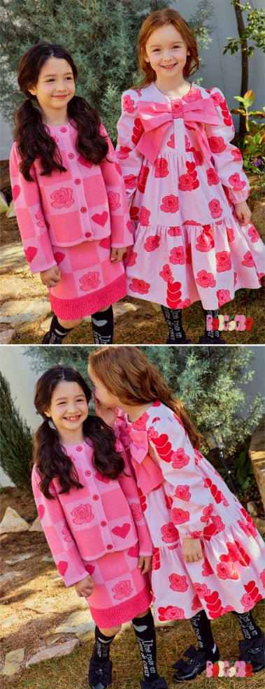 BEBEBEBE 2025 SPRING PRE ORDER Heart rose training SET (PINK)