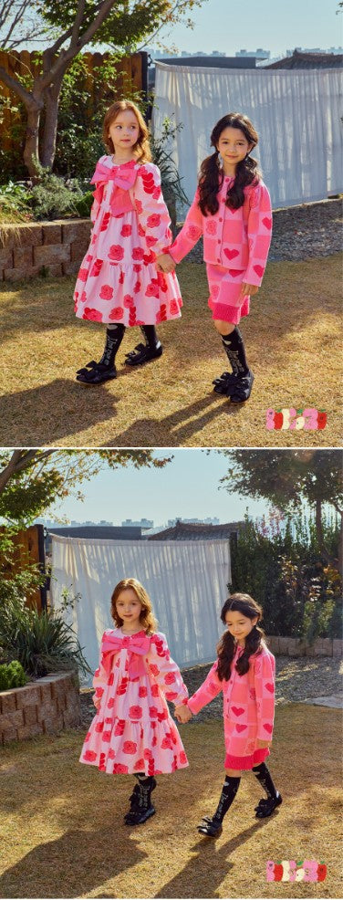 BEBEBEBE 2025 SPRING PRE ORDER Heart rose training SET (PINK)