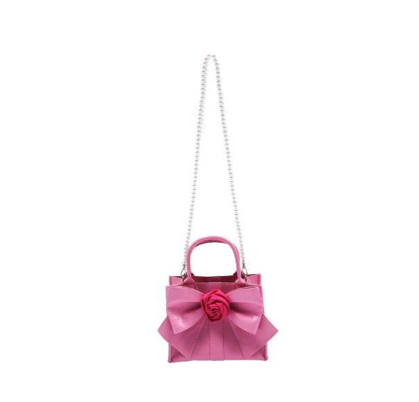 BEBEBEBE SPRING PRE Ribbon rose bag