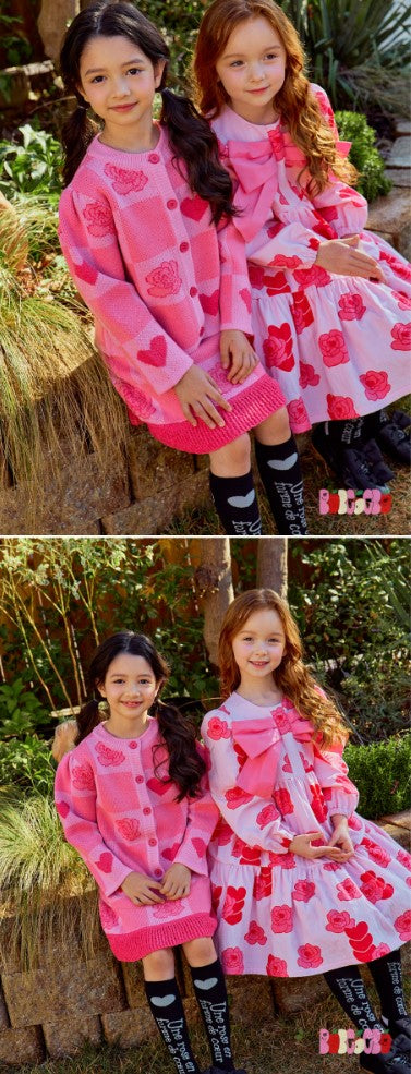 BEBEBEBE 2025 SPRING PRE ORDER Heart rose training SET (PINK)