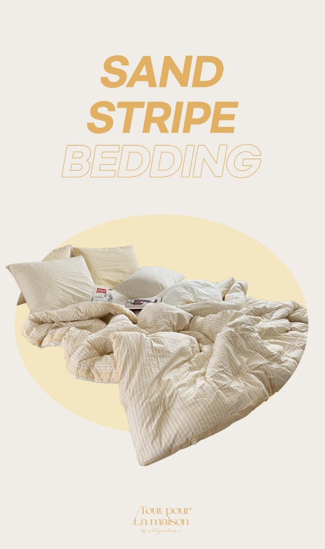 ALL4HOME Sand Stripe Bedding