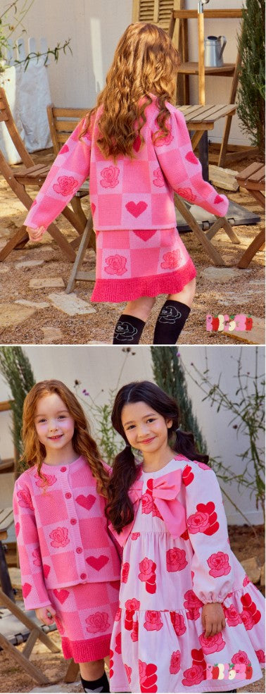 BEBEBEBE 2025 SPRING PRE ORDER Heart rose training SET (PINK)