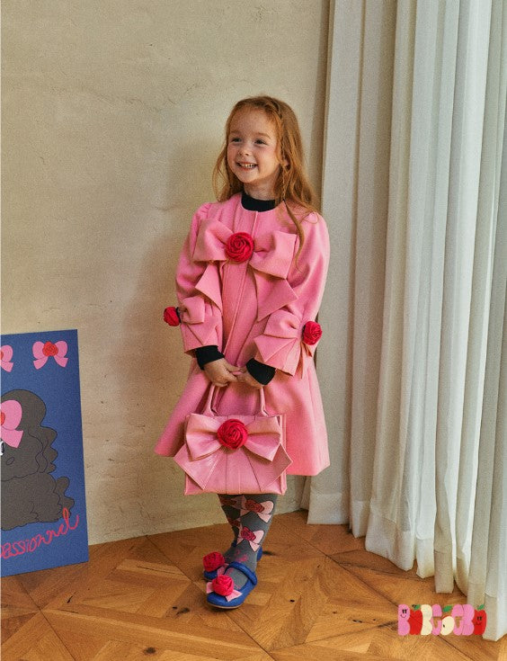 BEBEBEBE SPRING PRE Ribbon rose bag