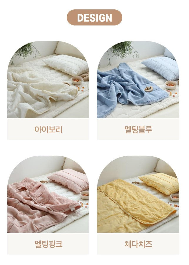 ALL4HOME Summer Artificial Silk Blanket