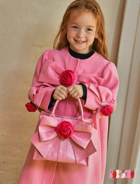 BEBEBEBE SPRING PRE Ribbon rose bag