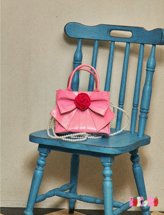 BEBEBEBE SPRING PRE Ribbon rose bag
