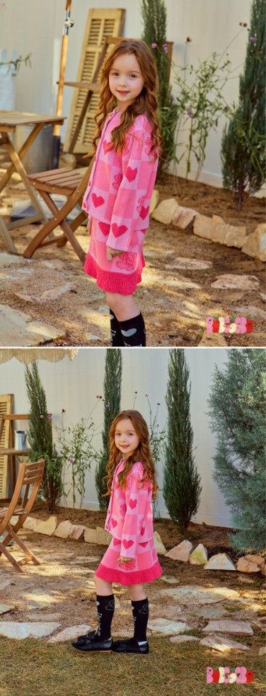 BEBEBEBE 2025 SPRING PRE ORDER Heart rose training SET (PINK)