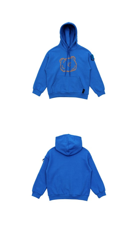 BEBEBEBE BE JUNIOR BEbear face hoodie