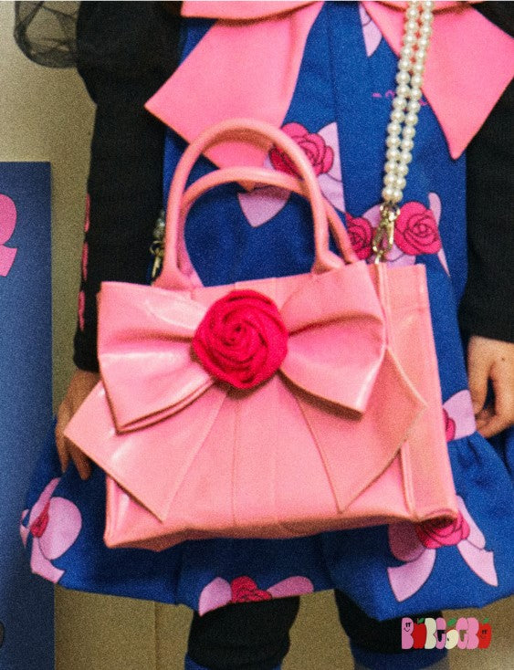 BEBEBEBE SPRING PRE Ribbon rose bag