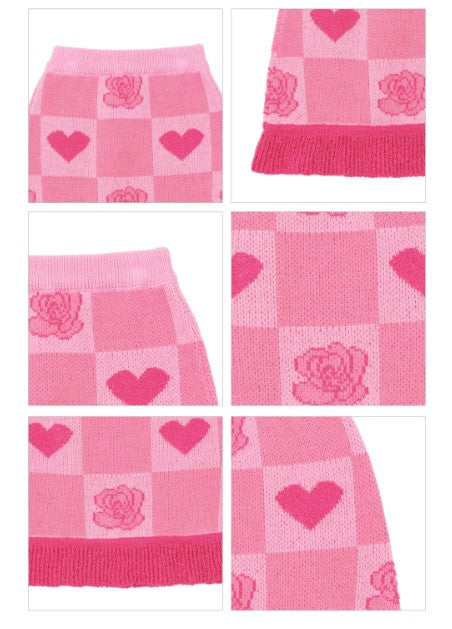 BEBEBEBE 2025 SPRING PRE ORDER Heart rose training SET (PINK)