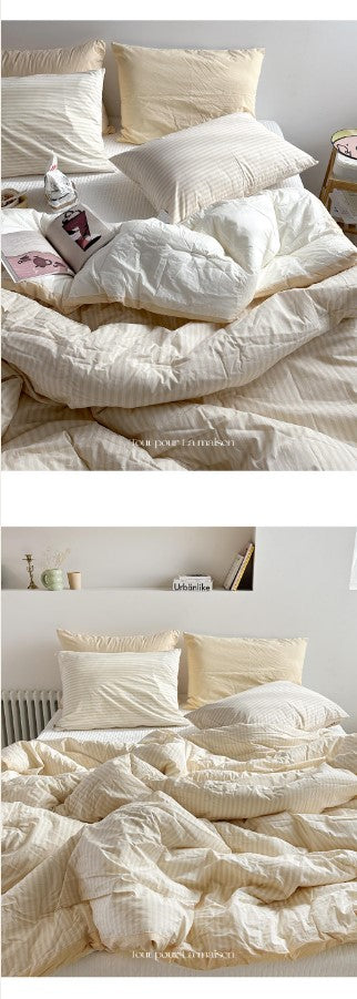 ALL4HOME Sand Stripe Bedding