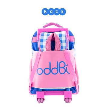ODDBI Happy Check LED Trolley Bag