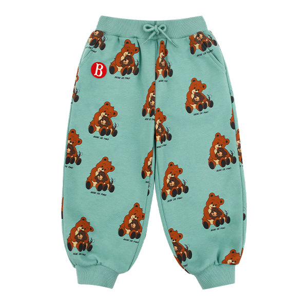 BEBE DE PINO All over hug bear sweatpants