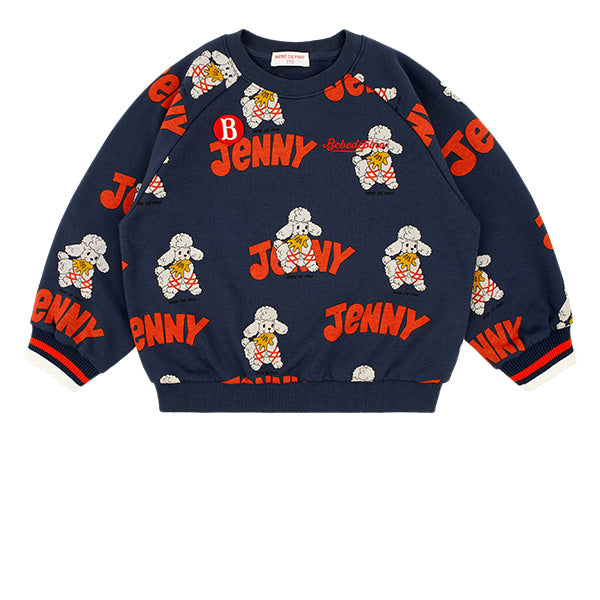 BEBE DE PINO All over jenny yoko point sweatshirts