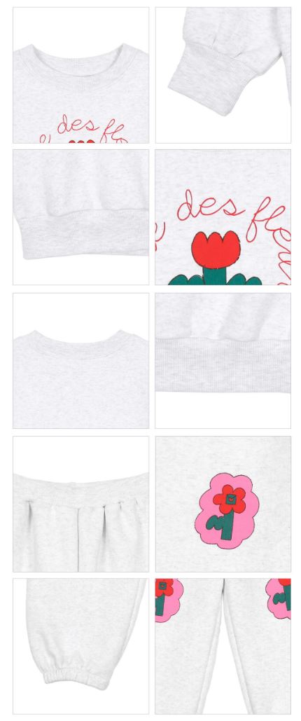 BEBEBEBE HOLIDAY Flower training SET (MELANGE)