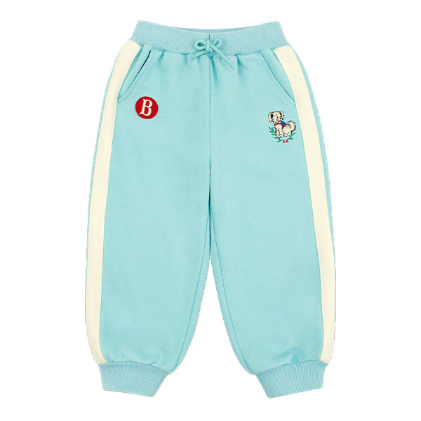 BEBE DE PINO Smilling puppy back napping sweatpants