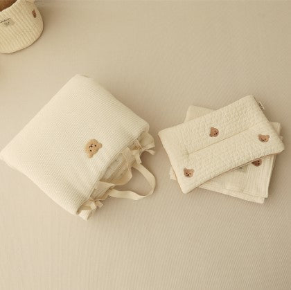 CHEZBEBE Modal Waffle Nap Pad