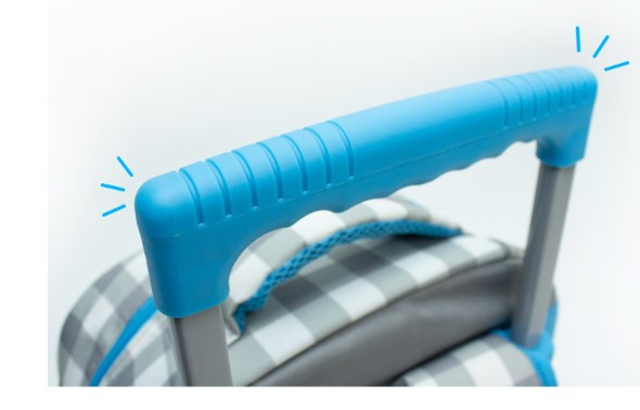 ODDBI Happy Check LED Trolley Bag
