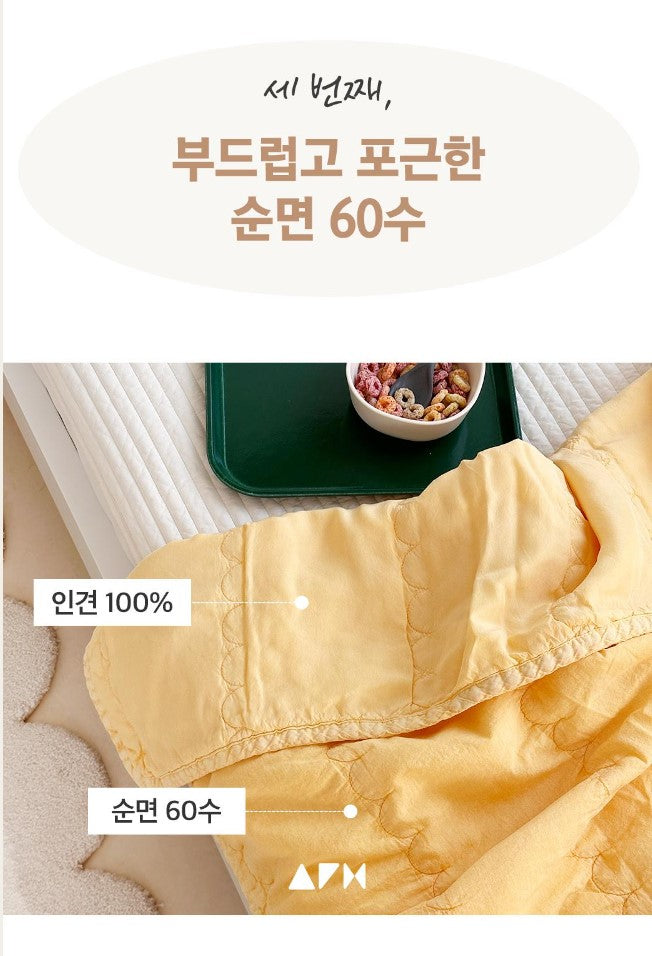 ALL4HOME Summer Artificial Silk Blanket