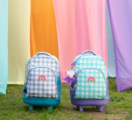 ODDBI Happy Check LED Trolley Bag