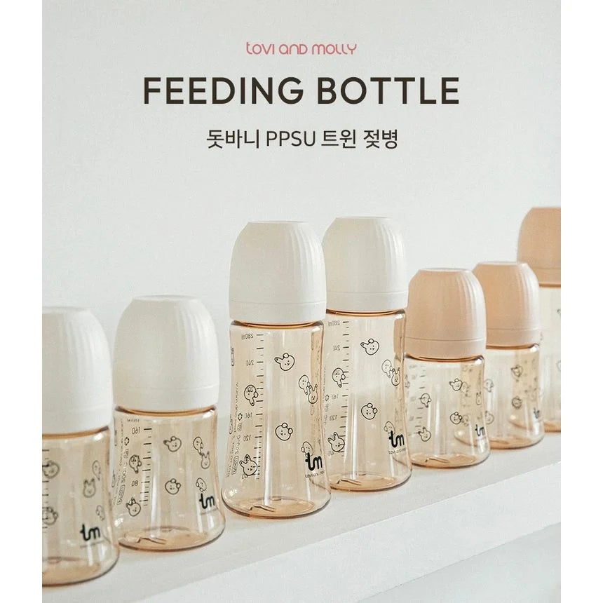 TOBI&MOLLY Baby feeding bottle twin pack