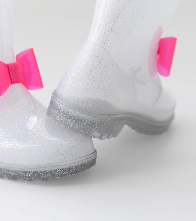I LOVE J oreber ribbon rainboots