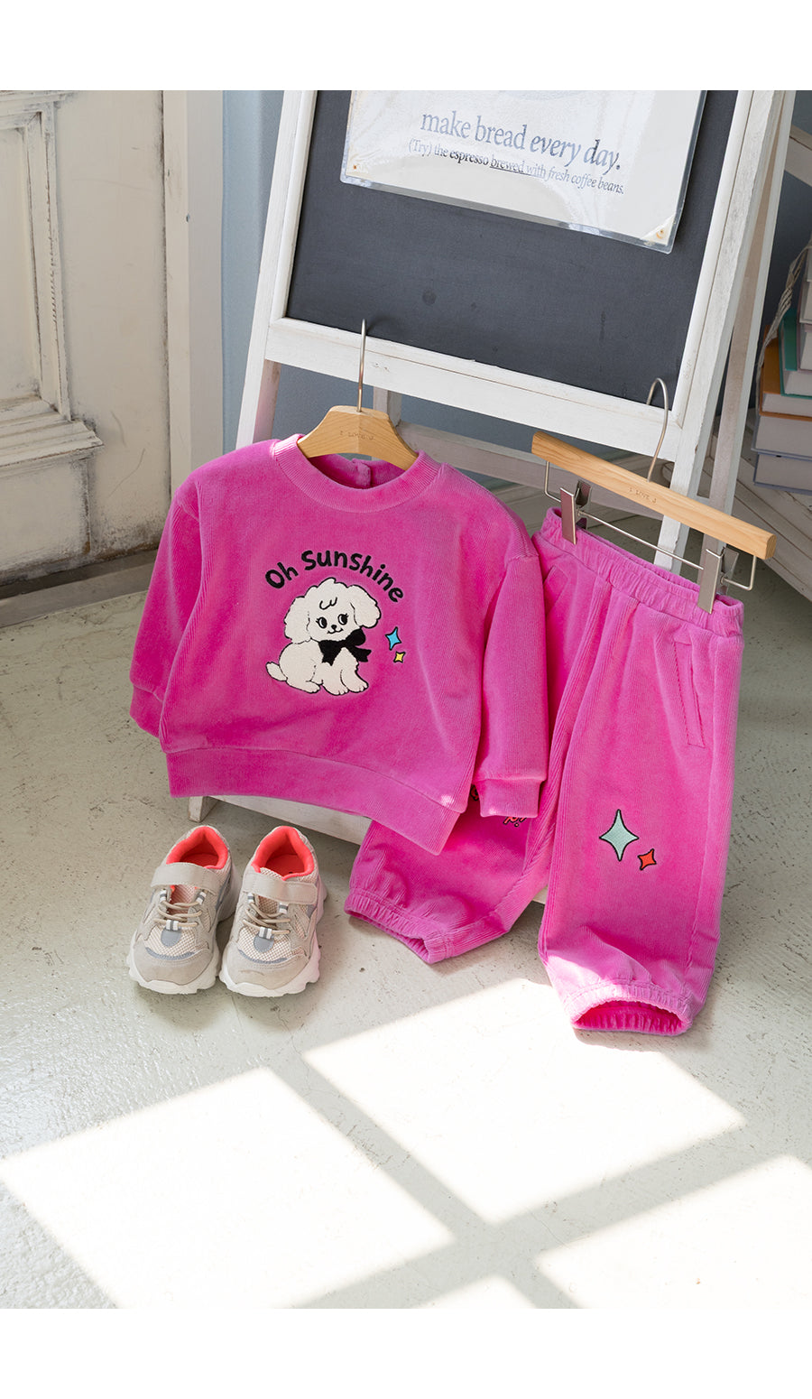 I LOVE J TODDLER velour jogger pants