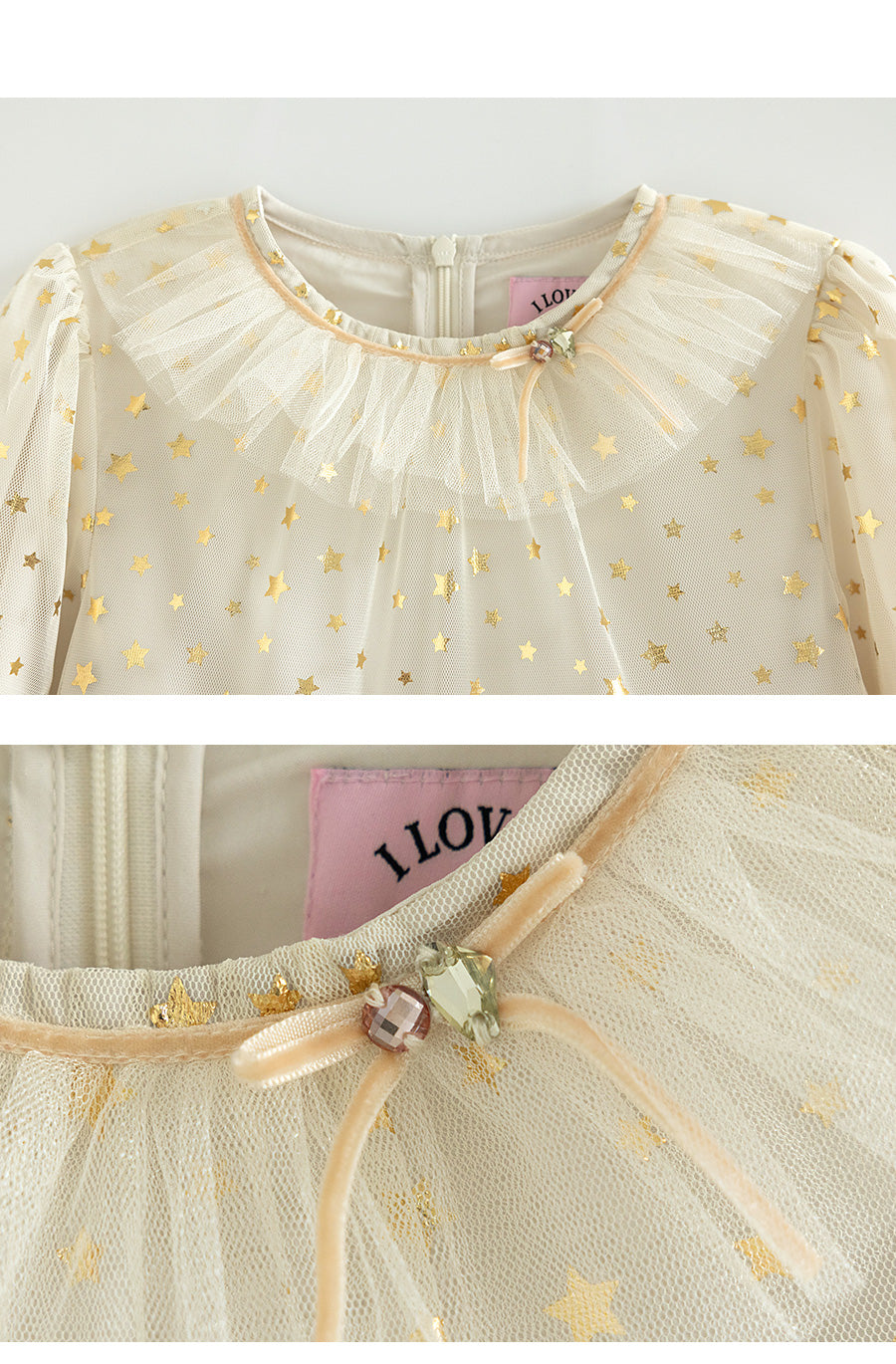 I LOVE J beaded sha ops