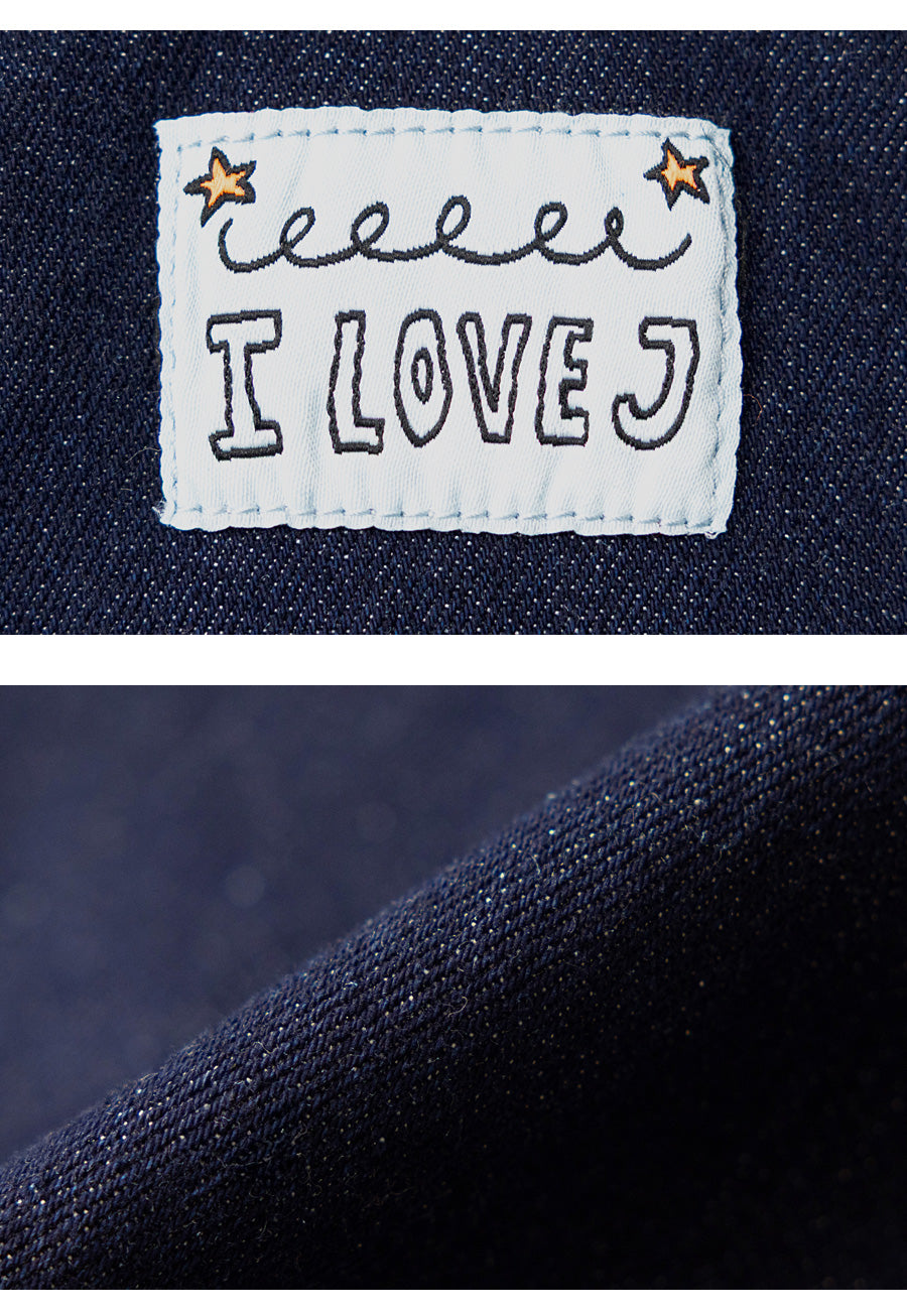 I LOVE J kringkle denim ops