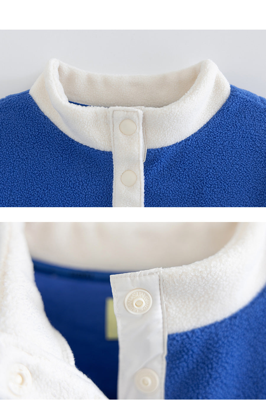 I LOVE J color-blocked fleece 2pc set
