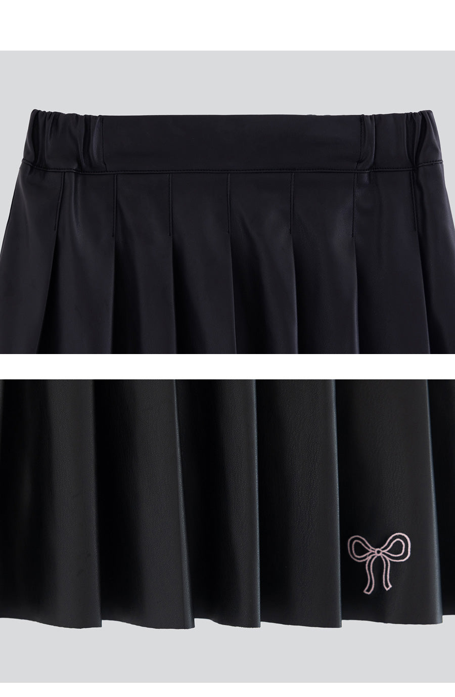 I LOVE J wonderland leather skirt
