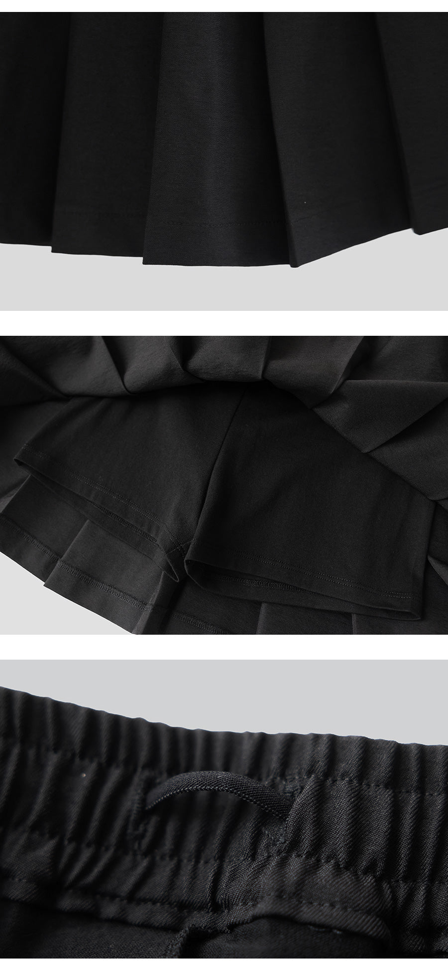 I LOVE J mayde pleats skirt