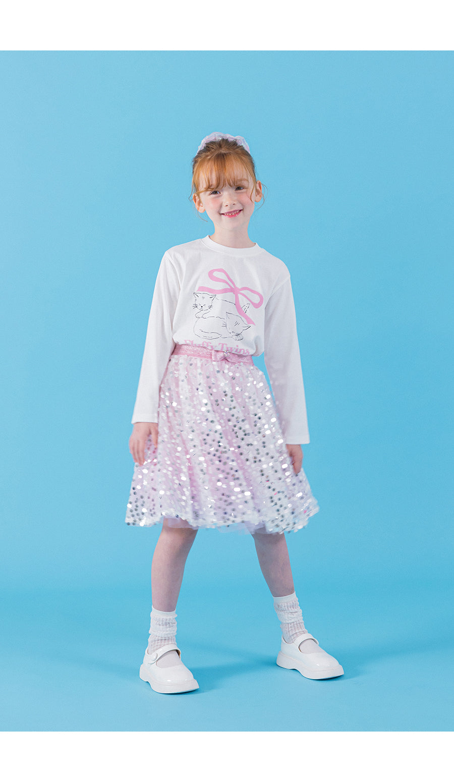 I LOVE J spangle sha skirt