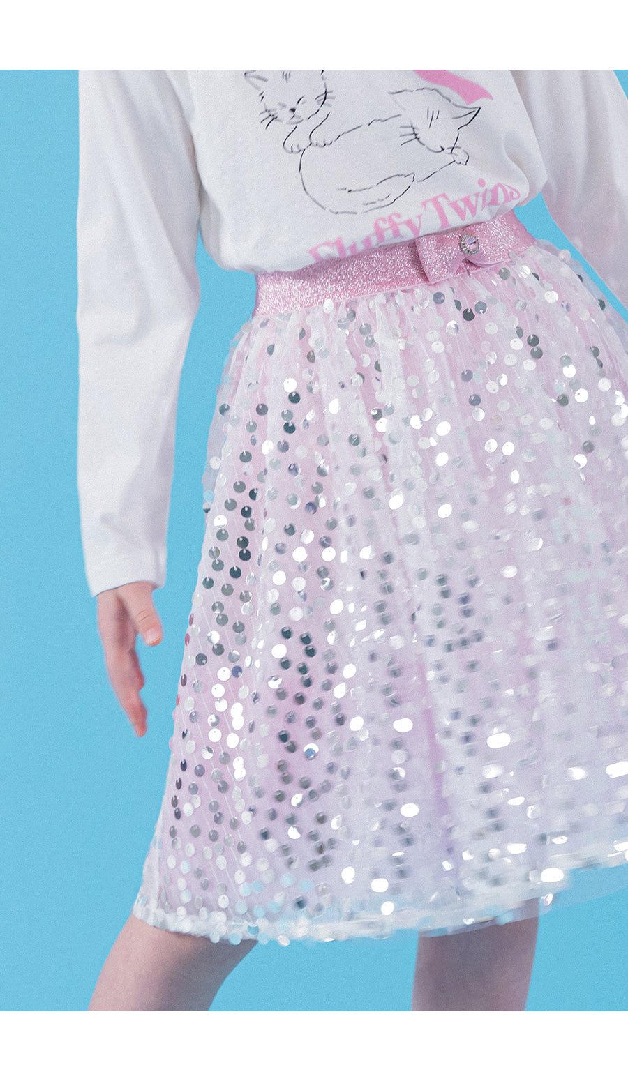 I LOVE J spangle sha skirt