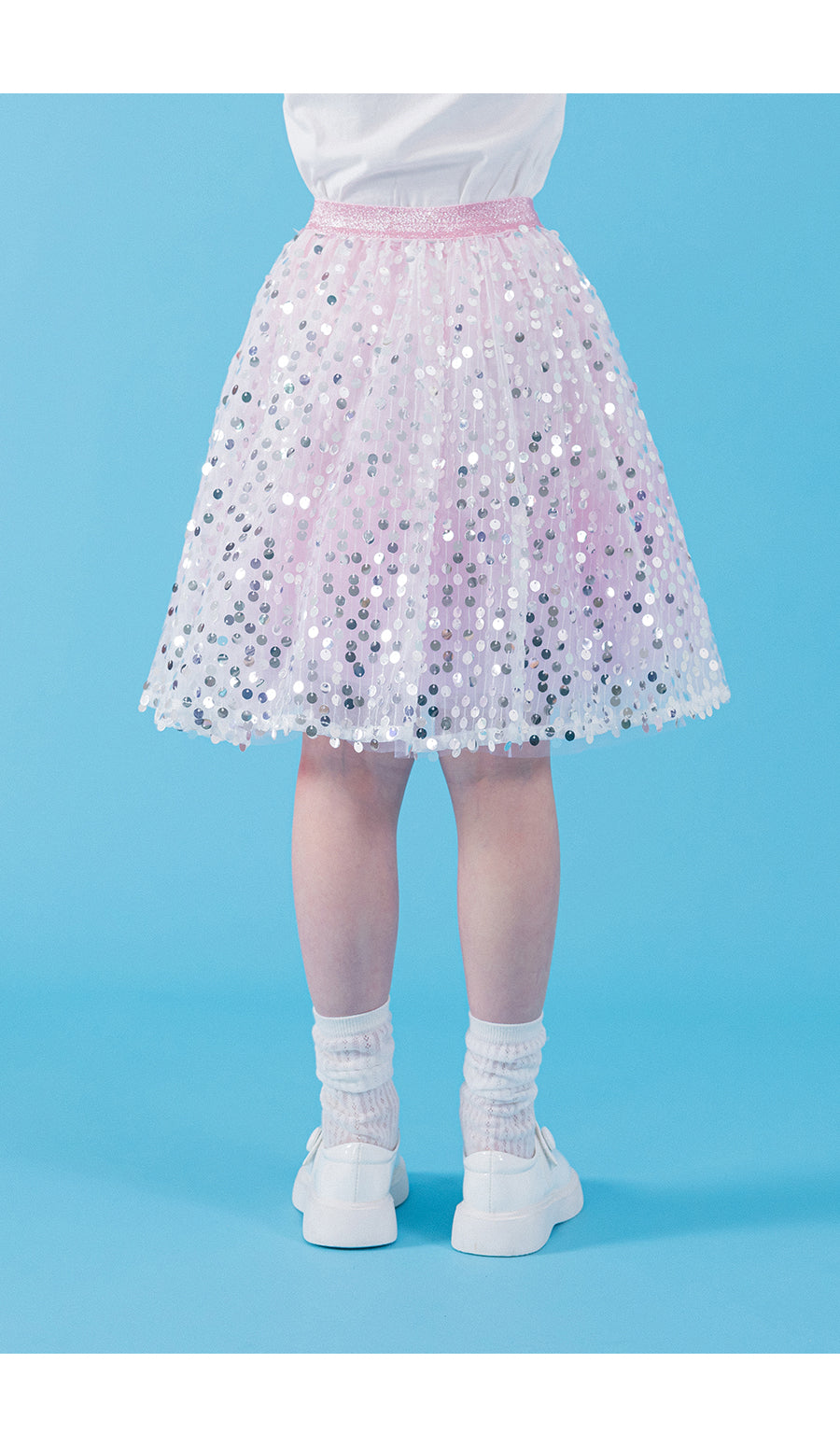 I LOVE J spangle sha skirt