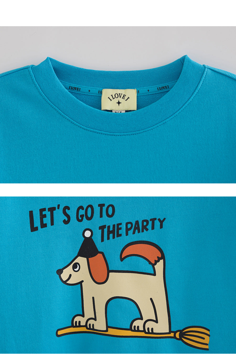 I LOVE J lets go puppy single top