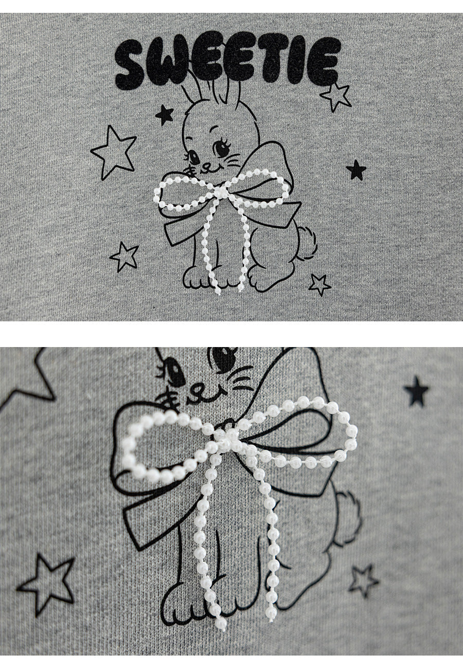 I LOVE J sweetie lace hoodie