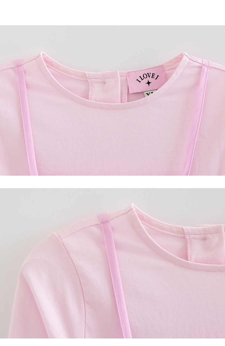 I LOVE J sha layered top