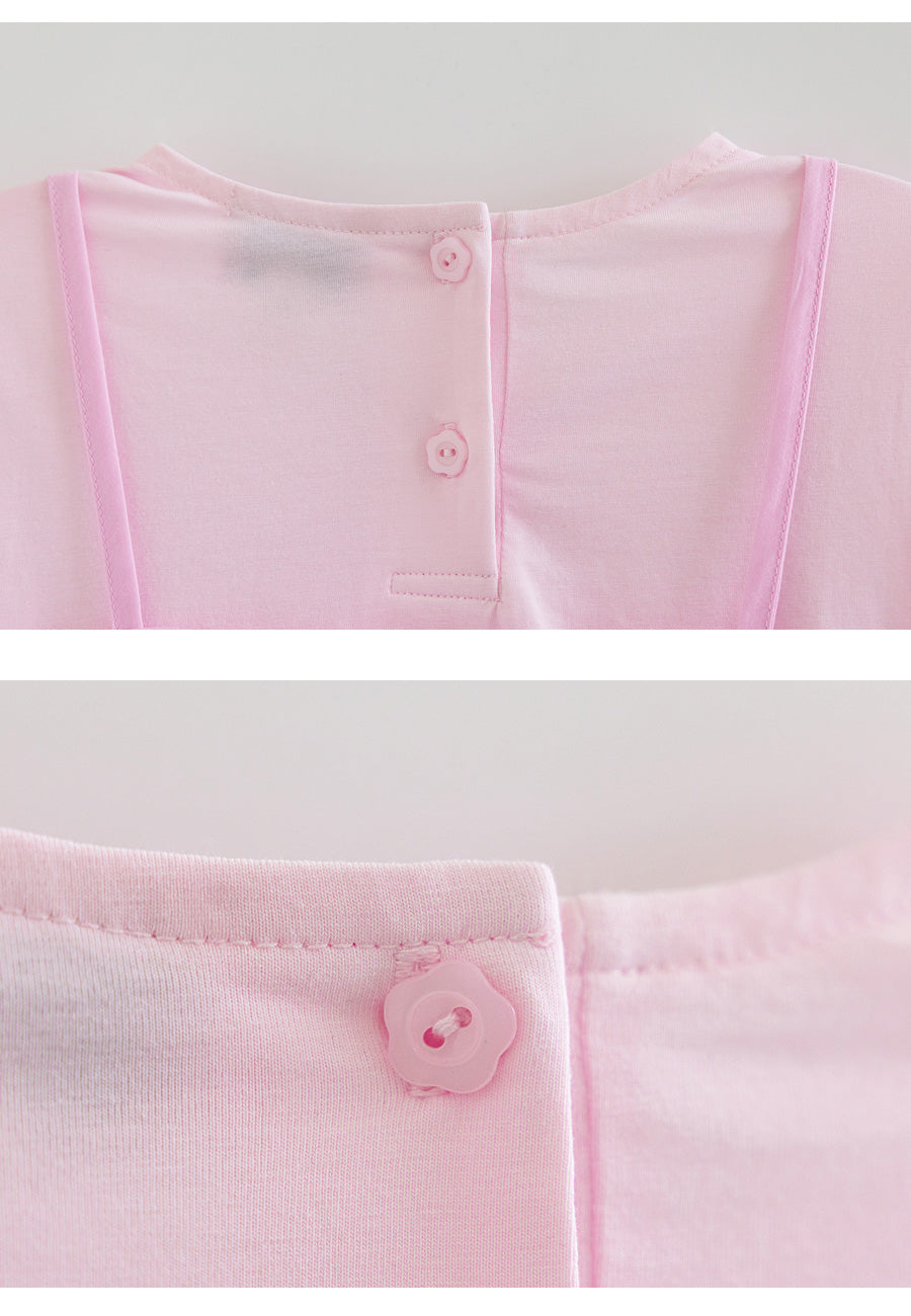 I LOVE J sha layered top