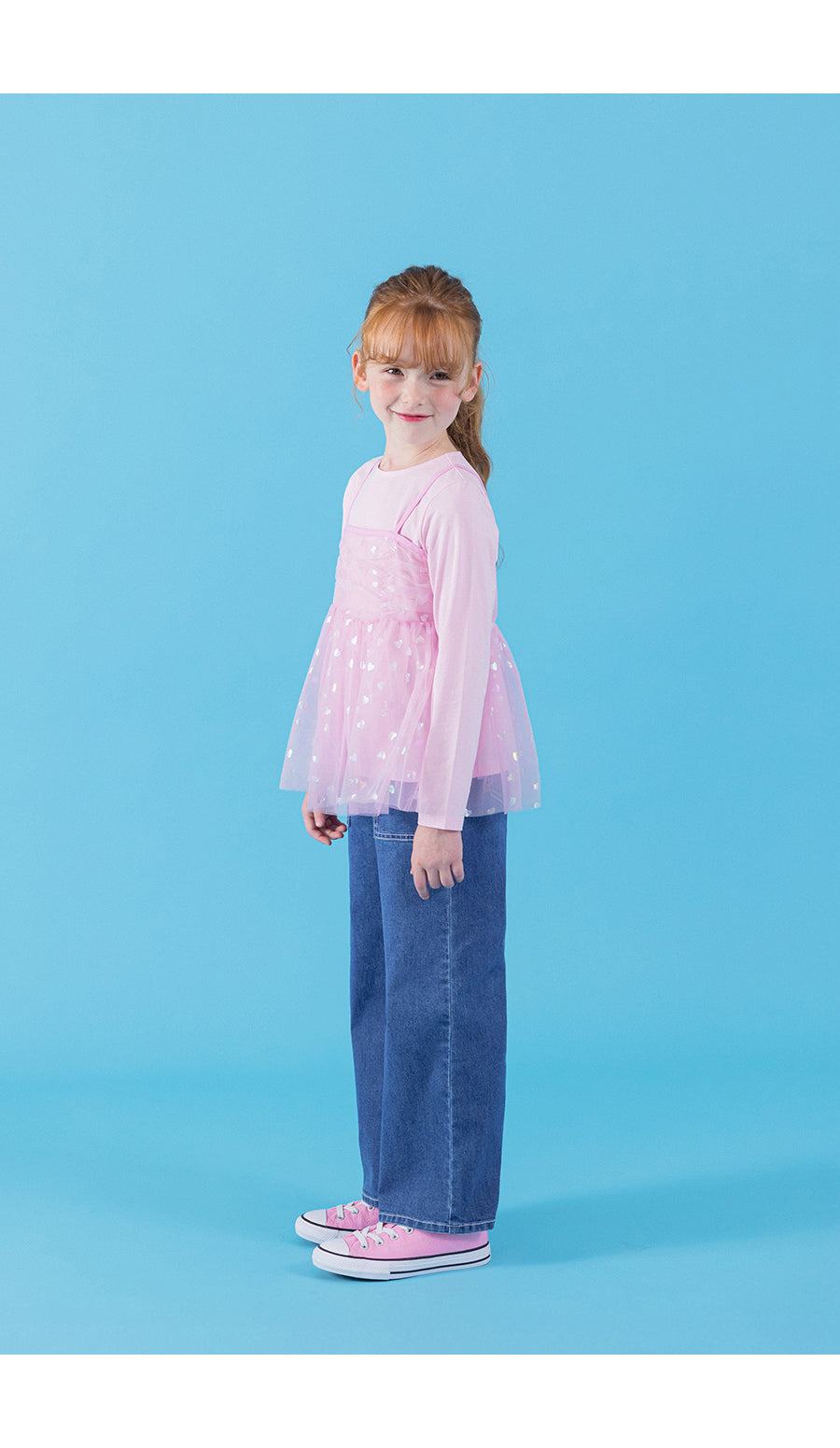I LOVE J sha layered top