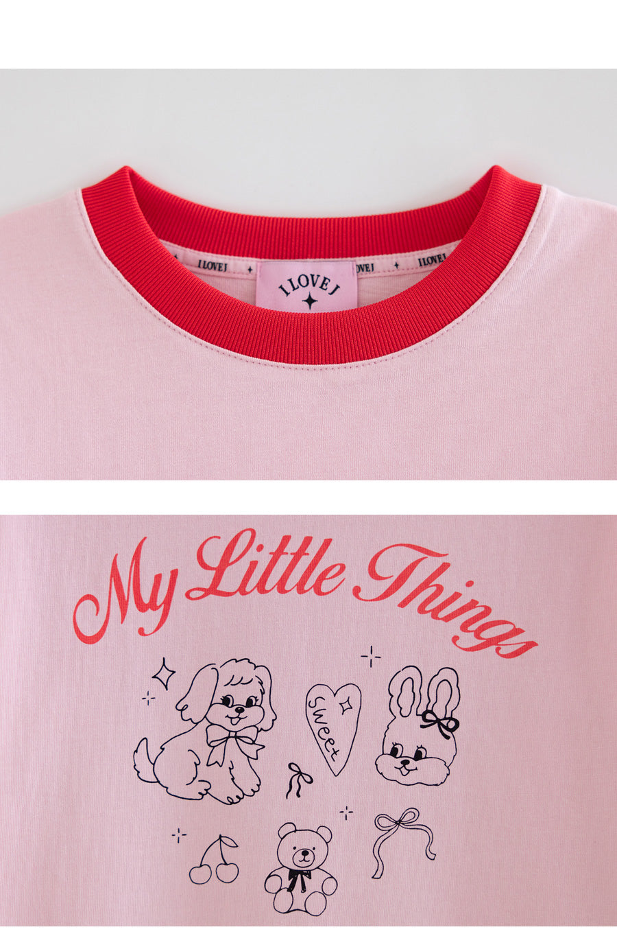 I LOVE J my little animal top