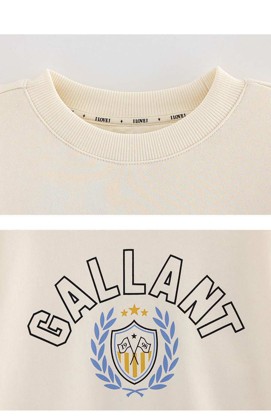 I LOVE J gallant mtm top