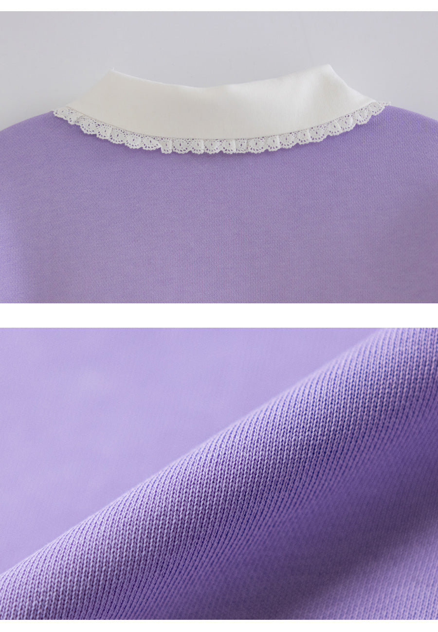 I LOVE J gento collar mtm top