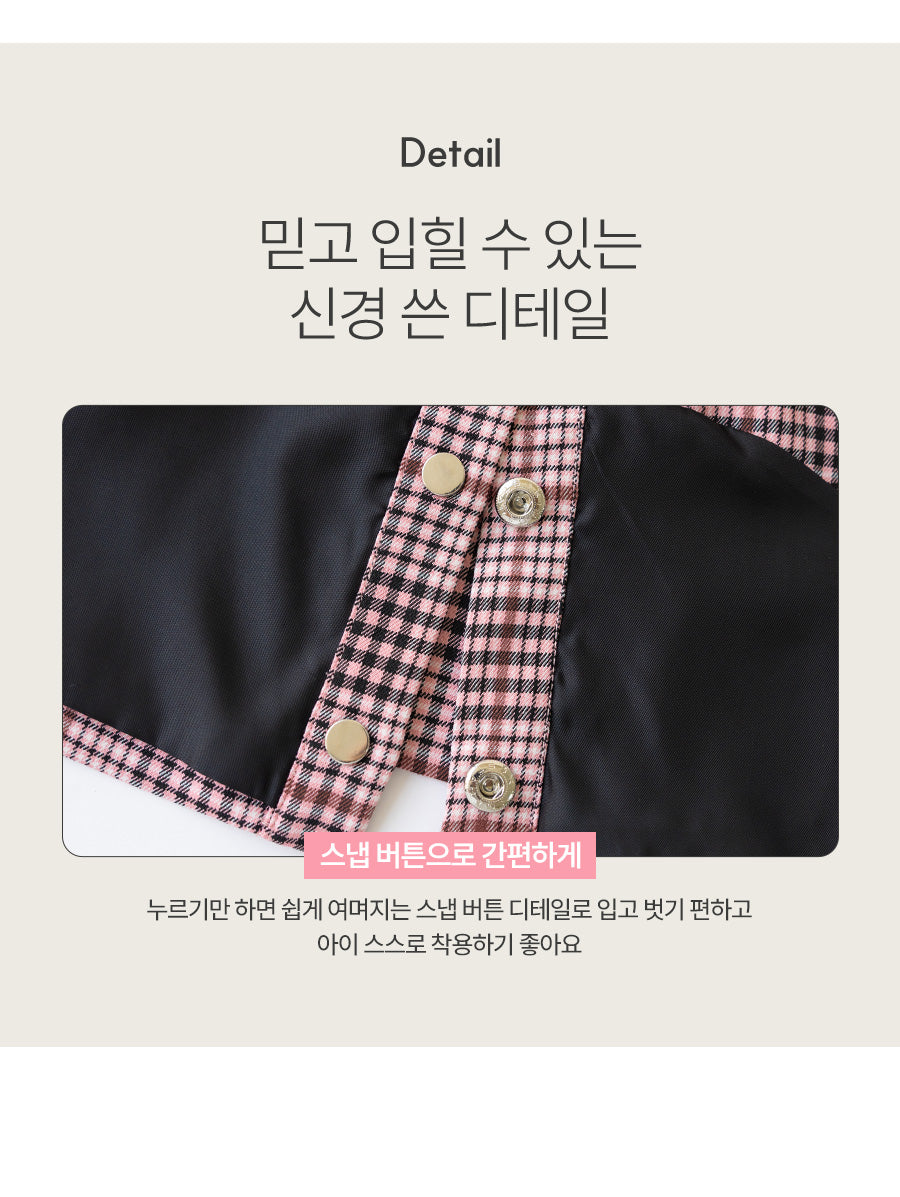 I LOVE J checkered bustier