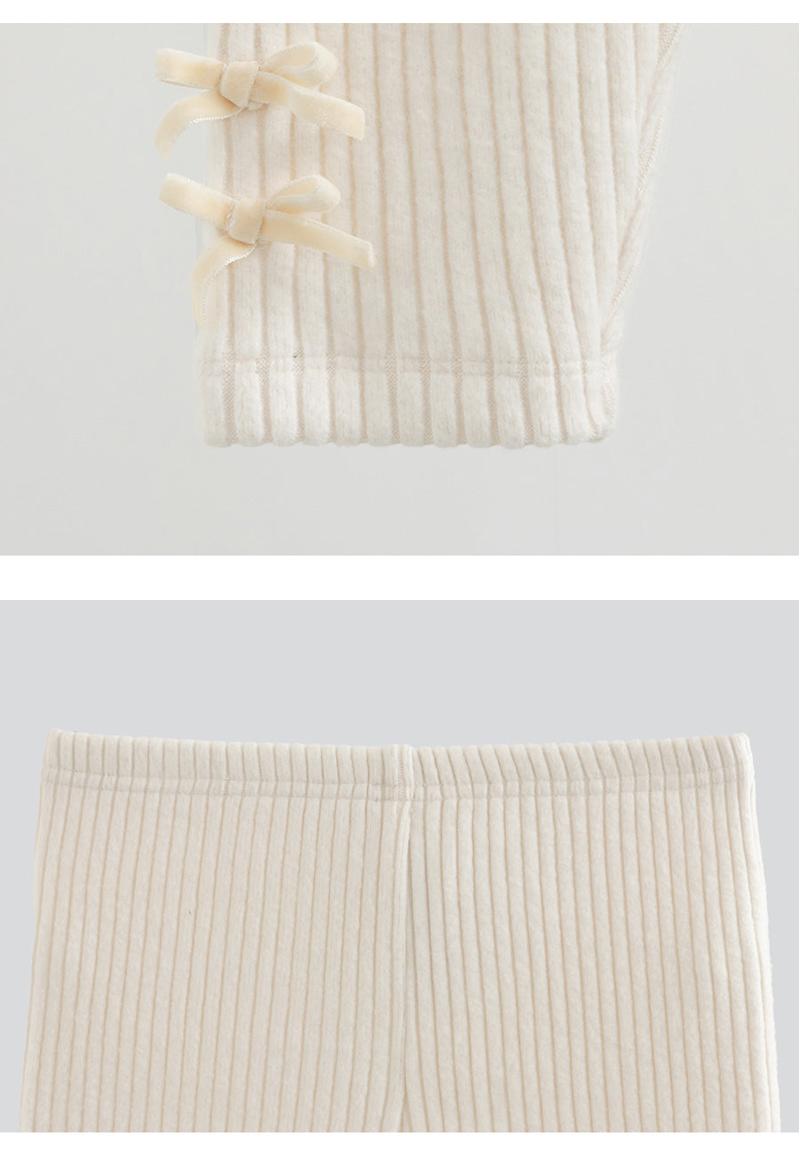 I LOVE J Triple ribbon leggings